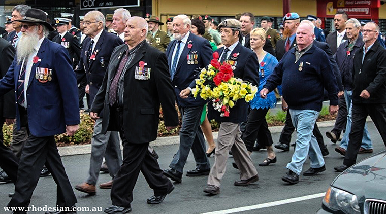 Photo of ANZAC parade New Zealand