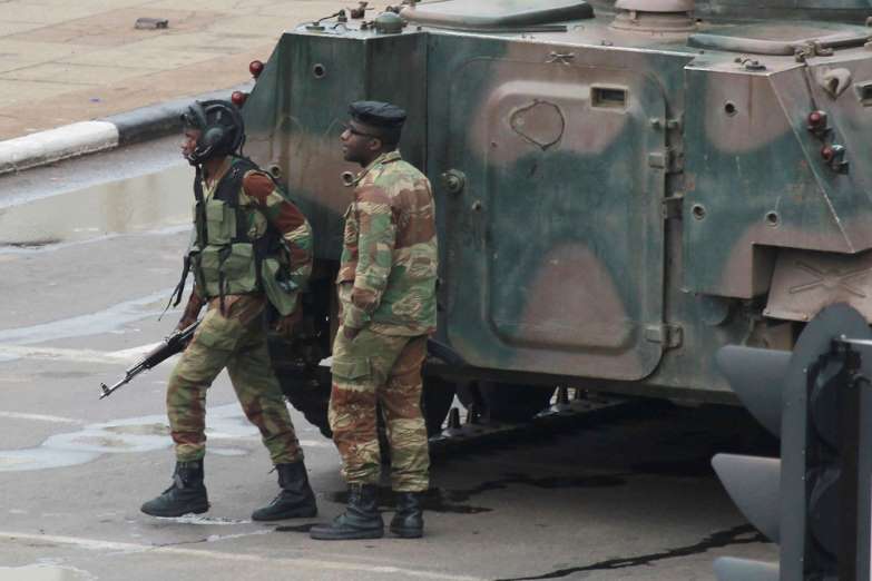 Tanks rattle into Harare city at early stages of coup