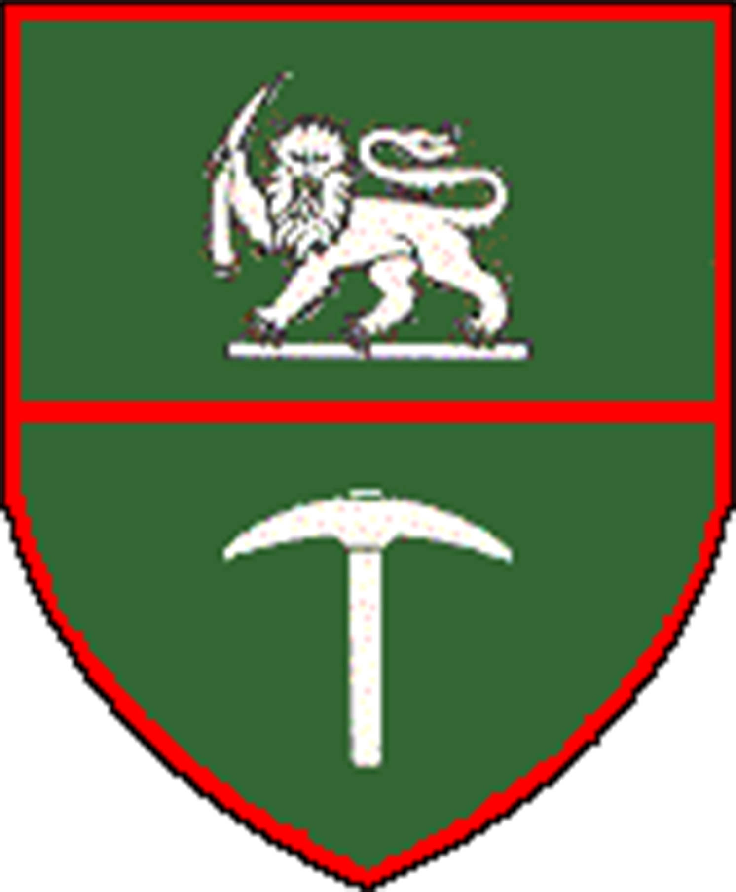 Rhodesian army crest which is the right side logo of the Rhodesia Army Association logo