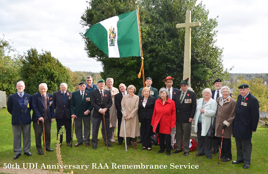 Rhodesian Army Association 50th Anniversary UDI  Remembrance Service UK 2015
