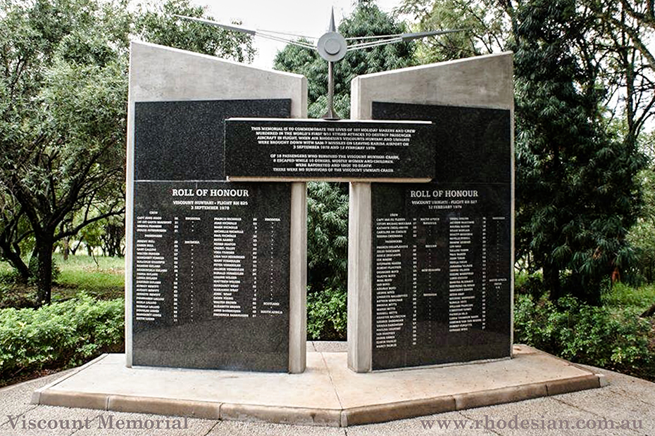 Memorial of Viscount tragedies in Pretoria